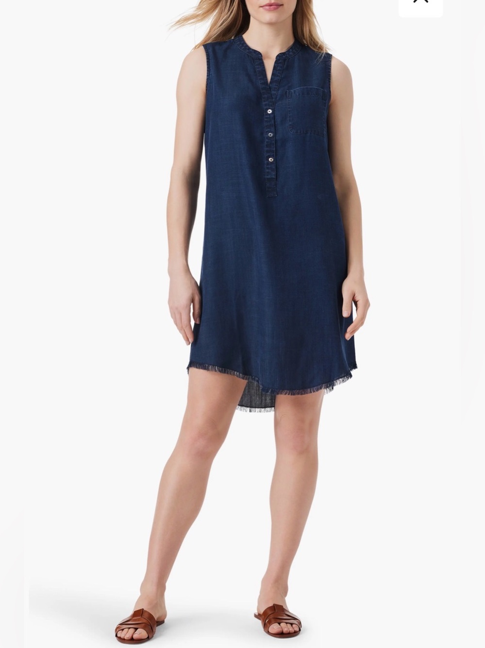 Throw On Sleeveless Denim Dress
NIC+ZOE